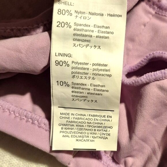 Cupshe women's size Medium purple swim top, EUC - Picture 6 of 8